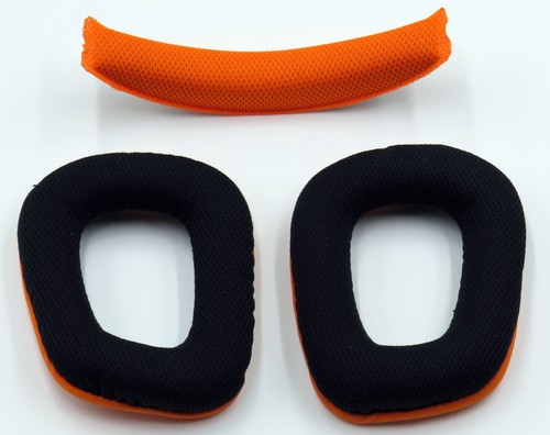 Polster set schwarz orange - polster-set, schwarz/orange